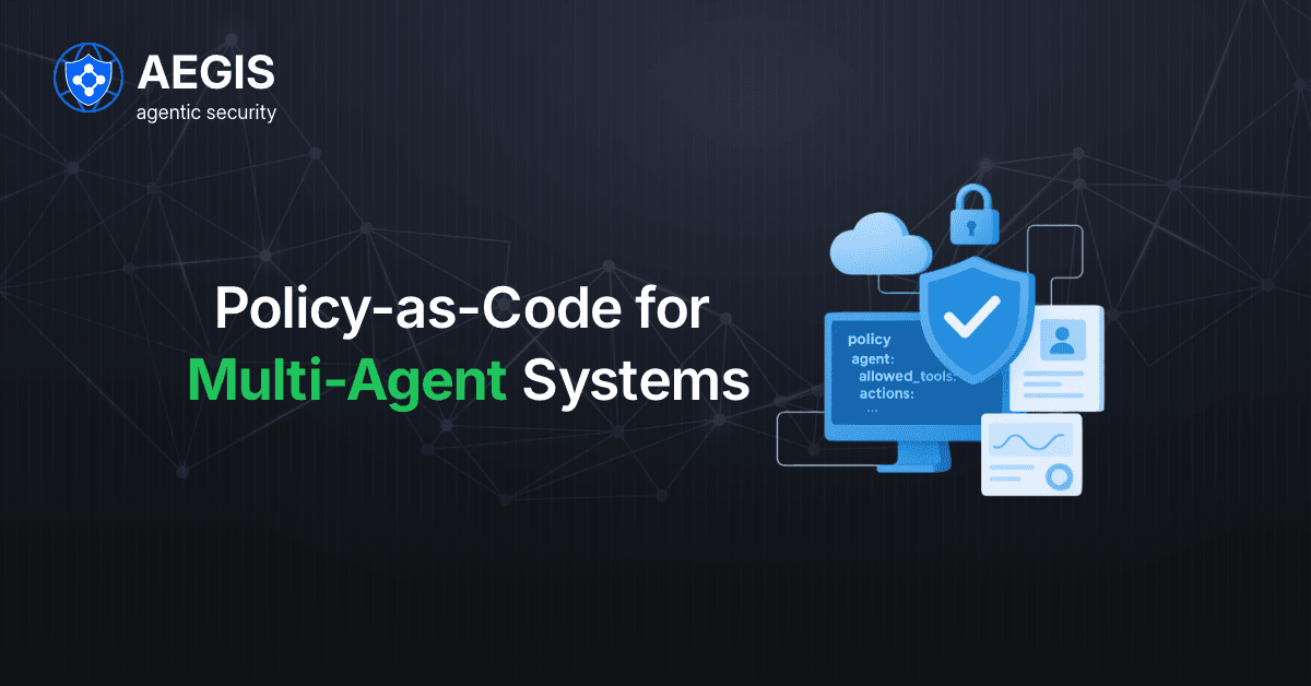 Policy-as-code for multi Agent Systems best practices