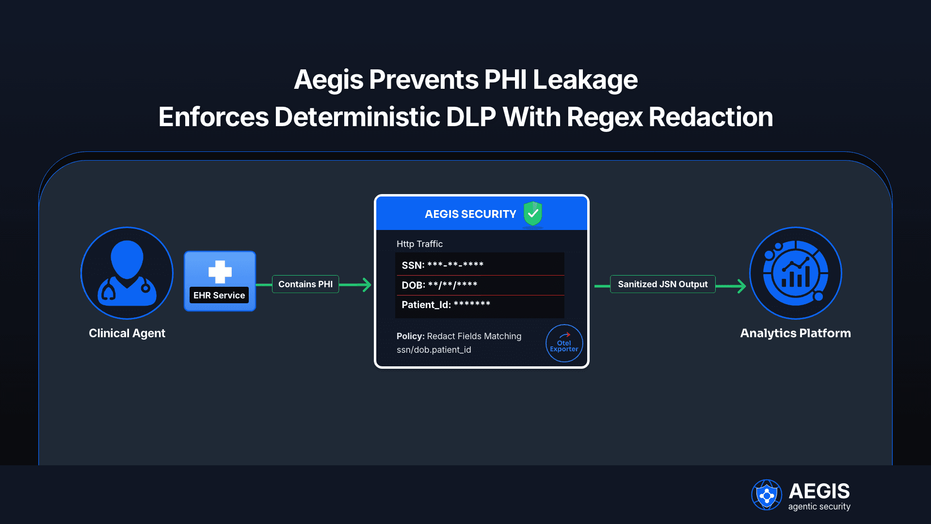 Aegis prevents PHI Leakage